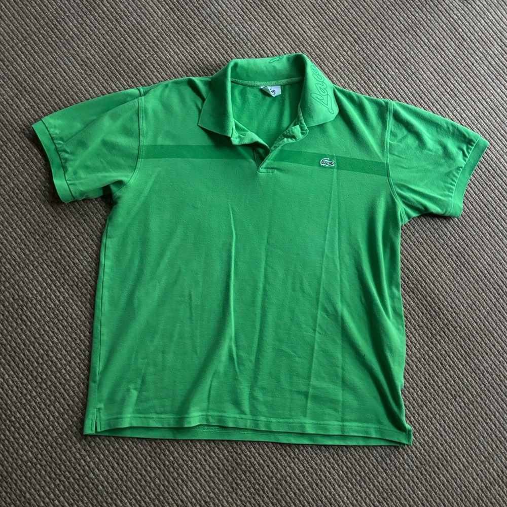 Vintage Green Lacoste Polo